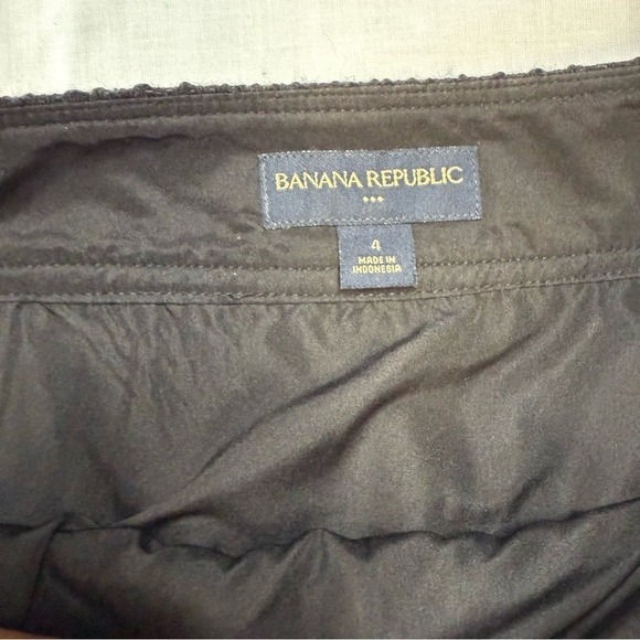 Banana Republic Black Textured Mini Skirt - Picture 3 of 15